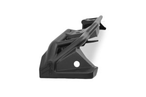 Ford F-150 Rear Bumper - DV8 Offroad - Tube design, Single exhaust models - Micro-texture black powder coat - `21-`26
